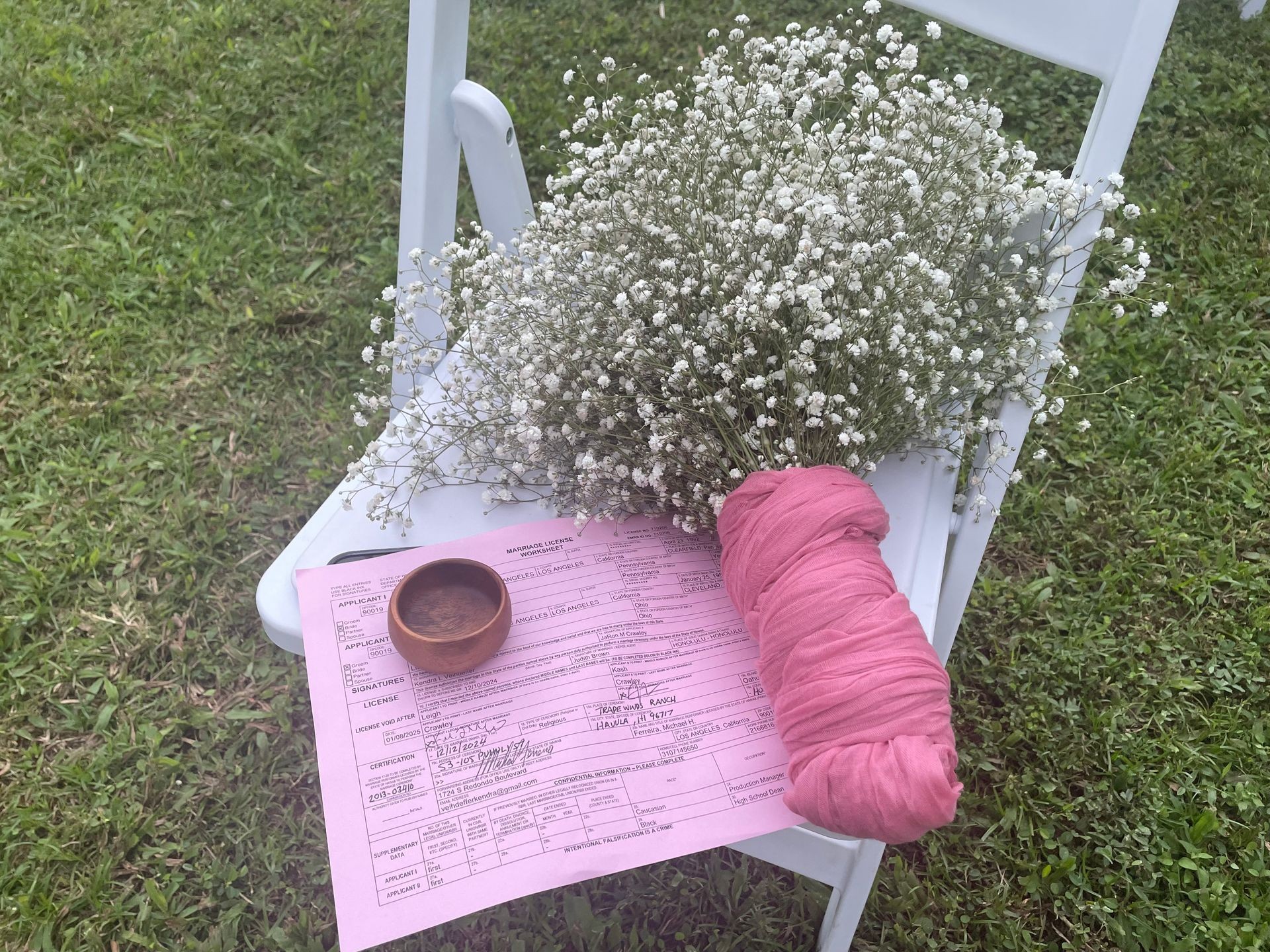 Ceremony Planning Assistance